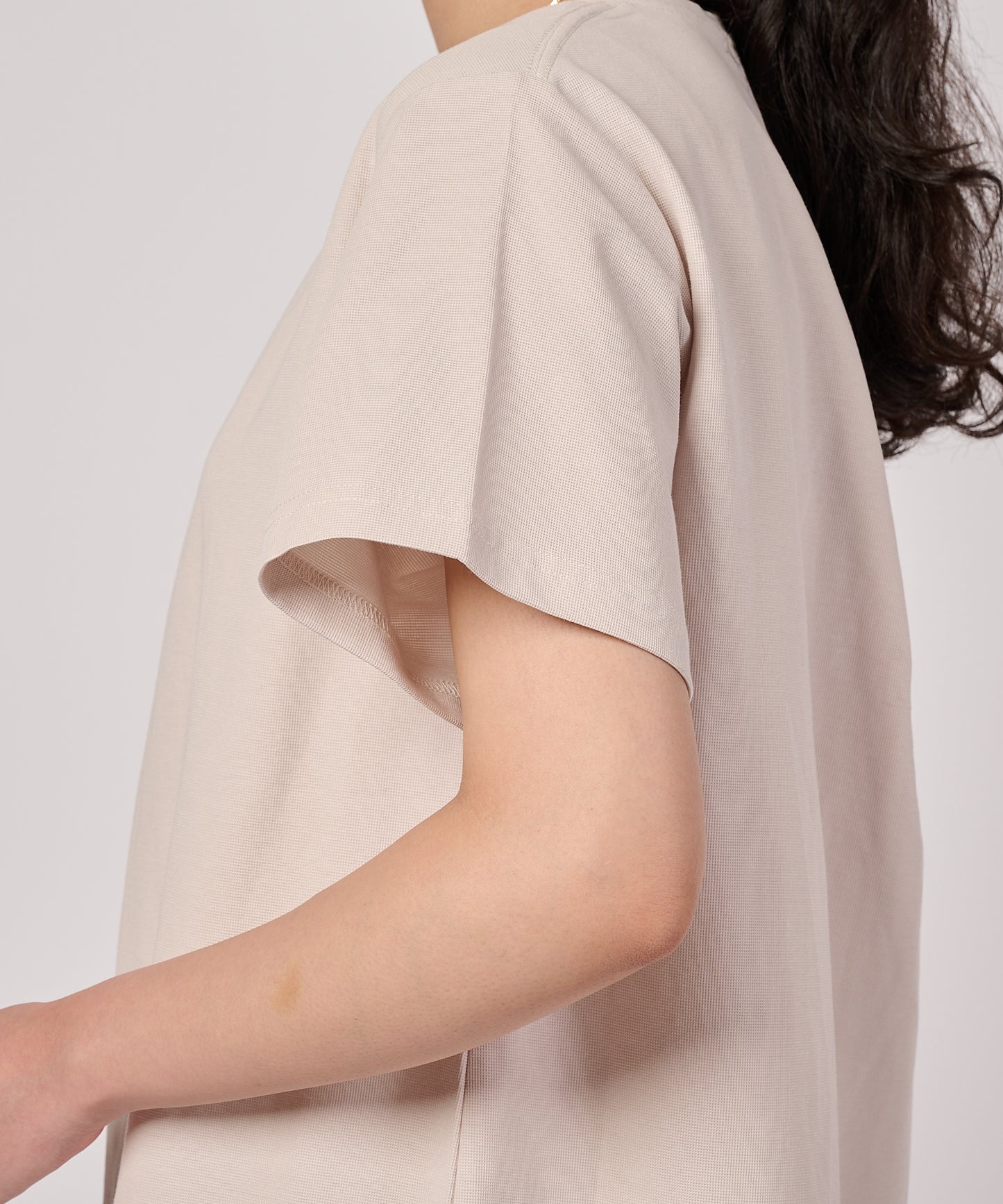 タックフレア 半袖Tシャツ/TUCK FLARE SS TEE