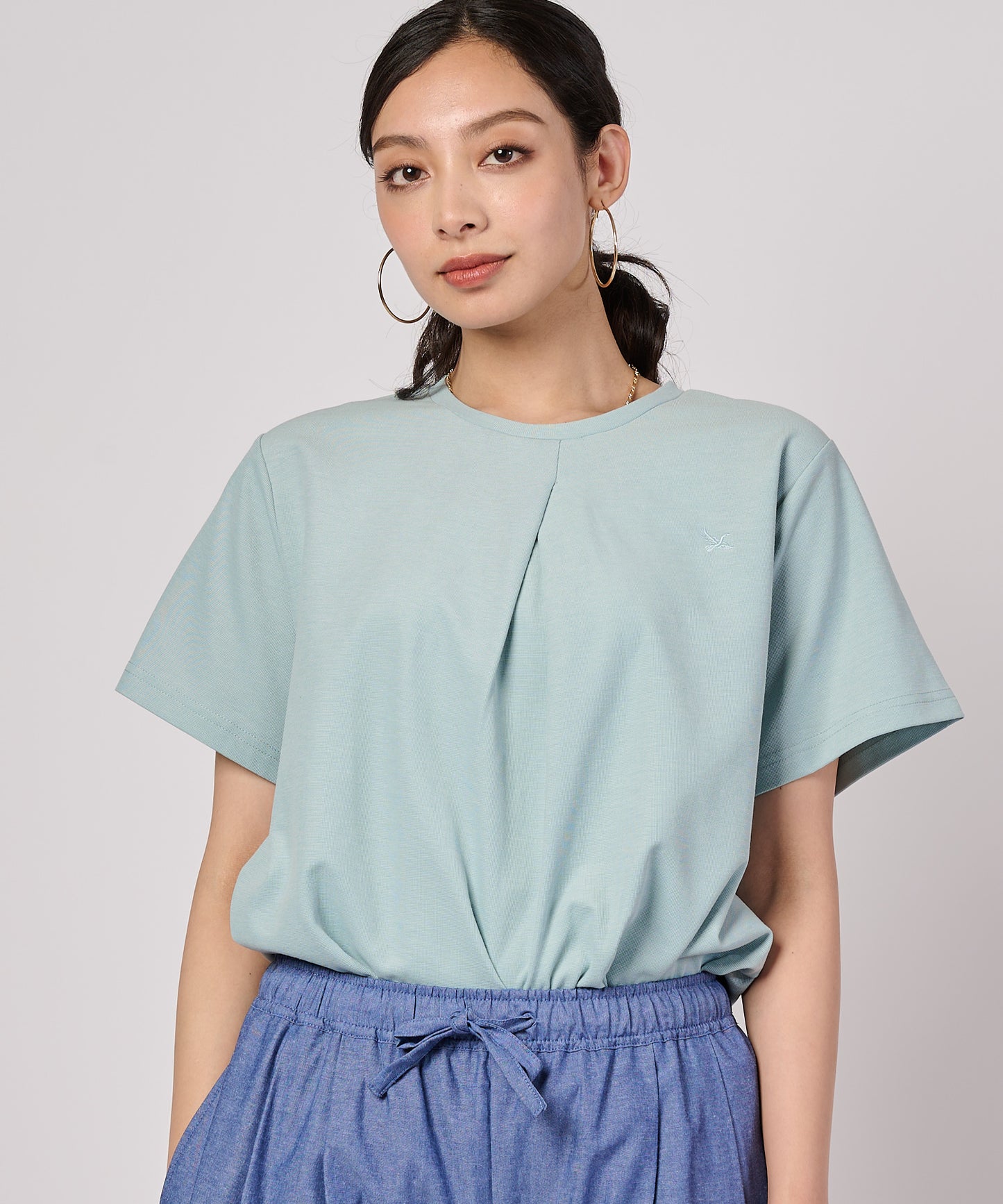 タックフレア 半袖Tシャツ/TUCK FLARE SS TEE