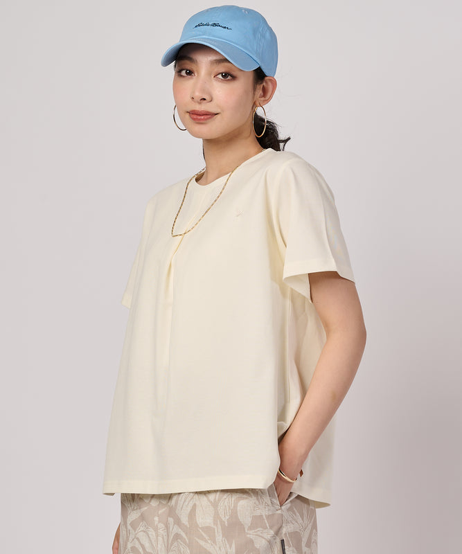 タックフレア 半袖Tシャツ/TUCK FLARE SS TEE