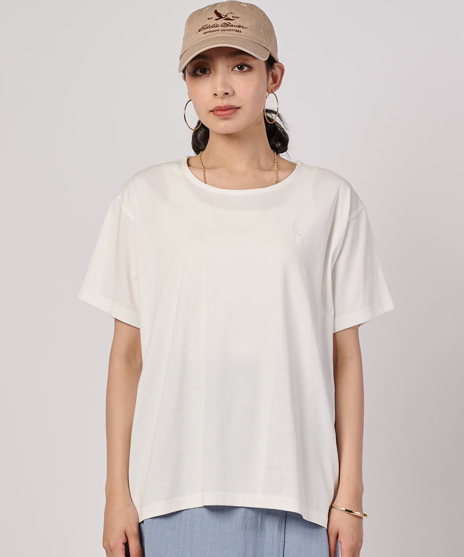 チェックドッキング 半袖トップス/CHECK DOCKING CUT TOP