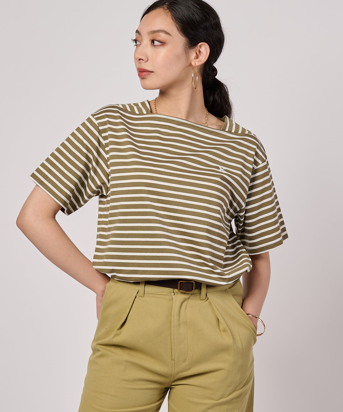 ボーダー 半袖Tシャツ/BORDER TEE