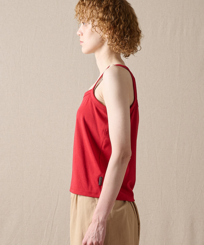 ファイン ストライプ トリムキャミソール/FINE STRIPE TRIM CAMISOLE