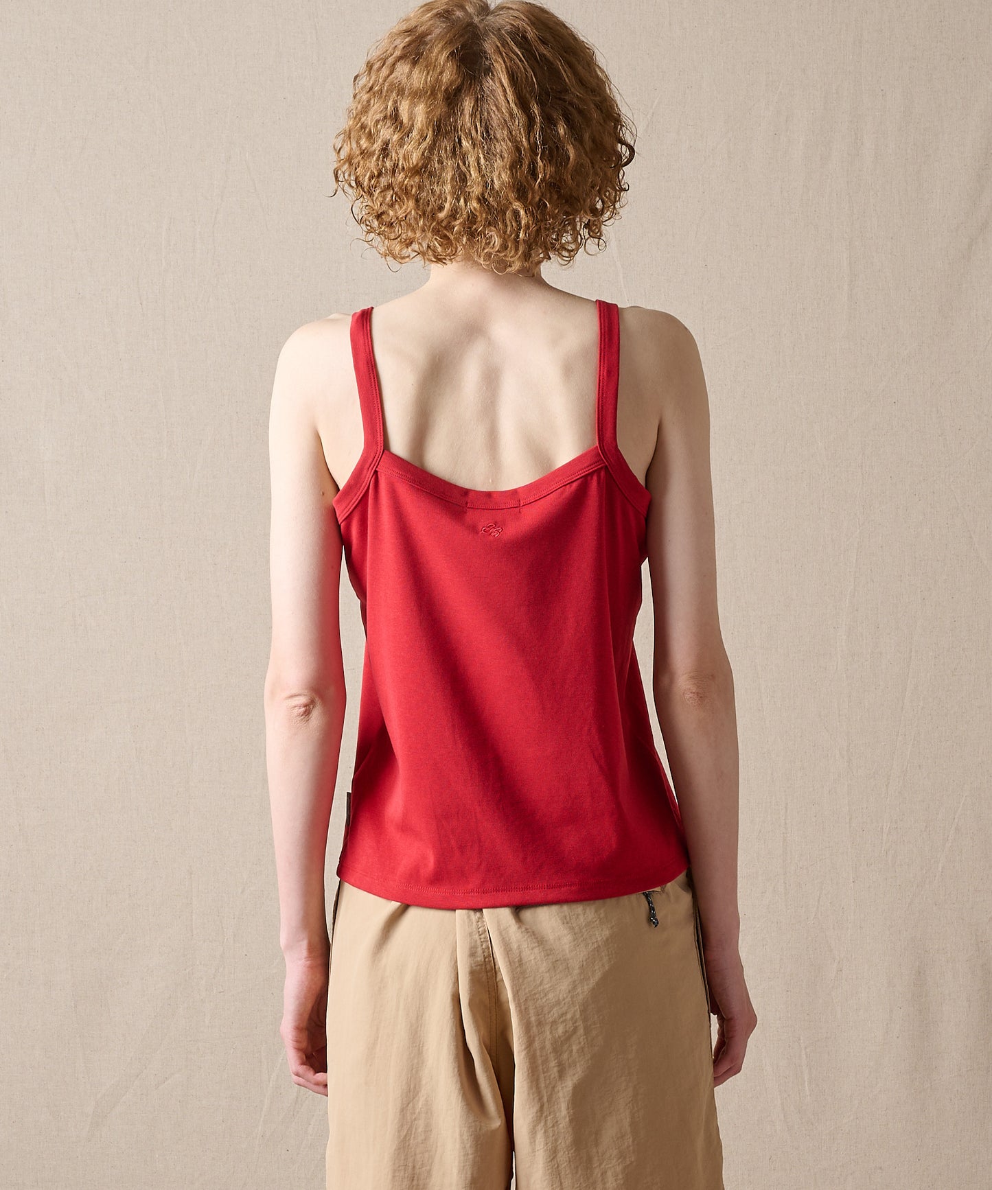 ファイン ストライプ トリムキャミソール/FINE STRIPE TRIM CAMISOLE