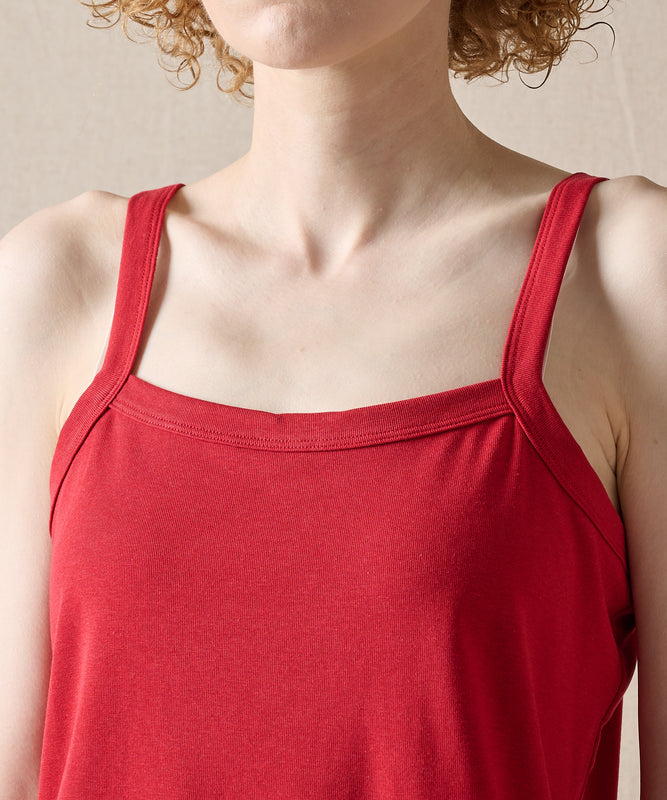 ファイン ストライプ トリムキャミソール/FINE STRIPE TRIM CAMISOLE