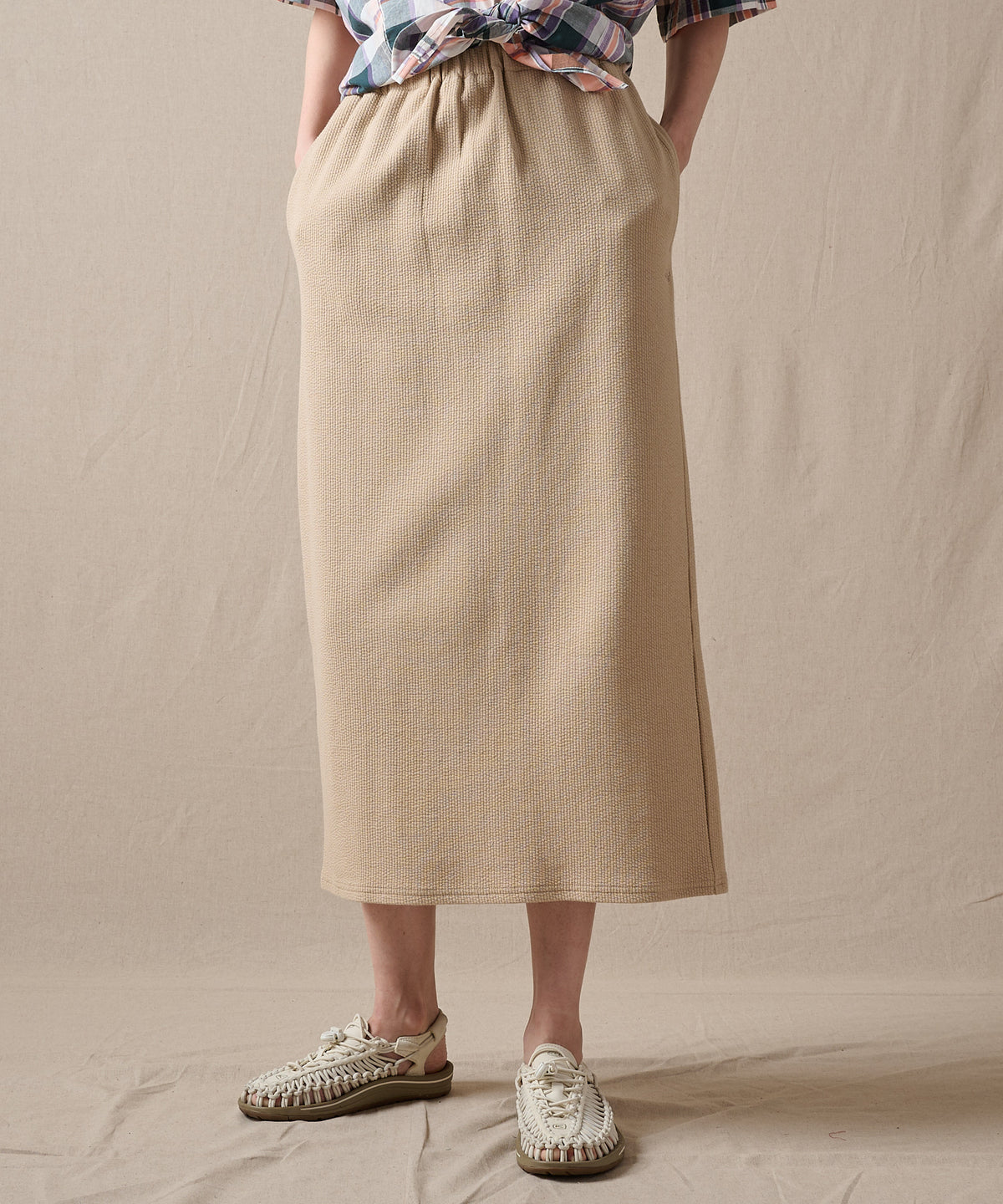 クレストリブ ナロースカート/CREST RIB NARROW SKIRT