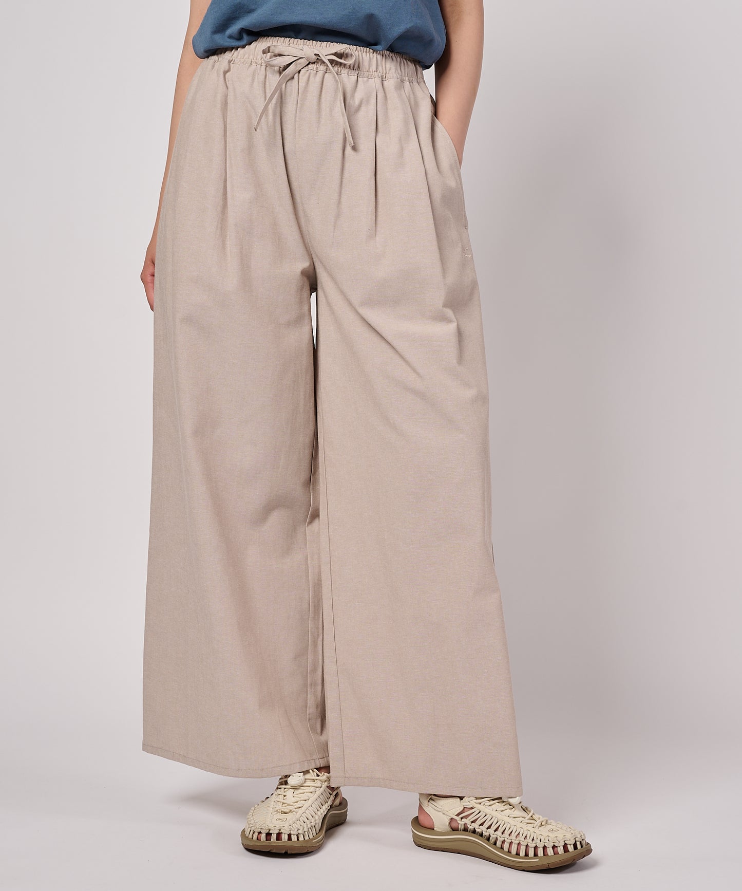 イージークリーンワイドパンツ/EASY CLEAN WIDE PANTS