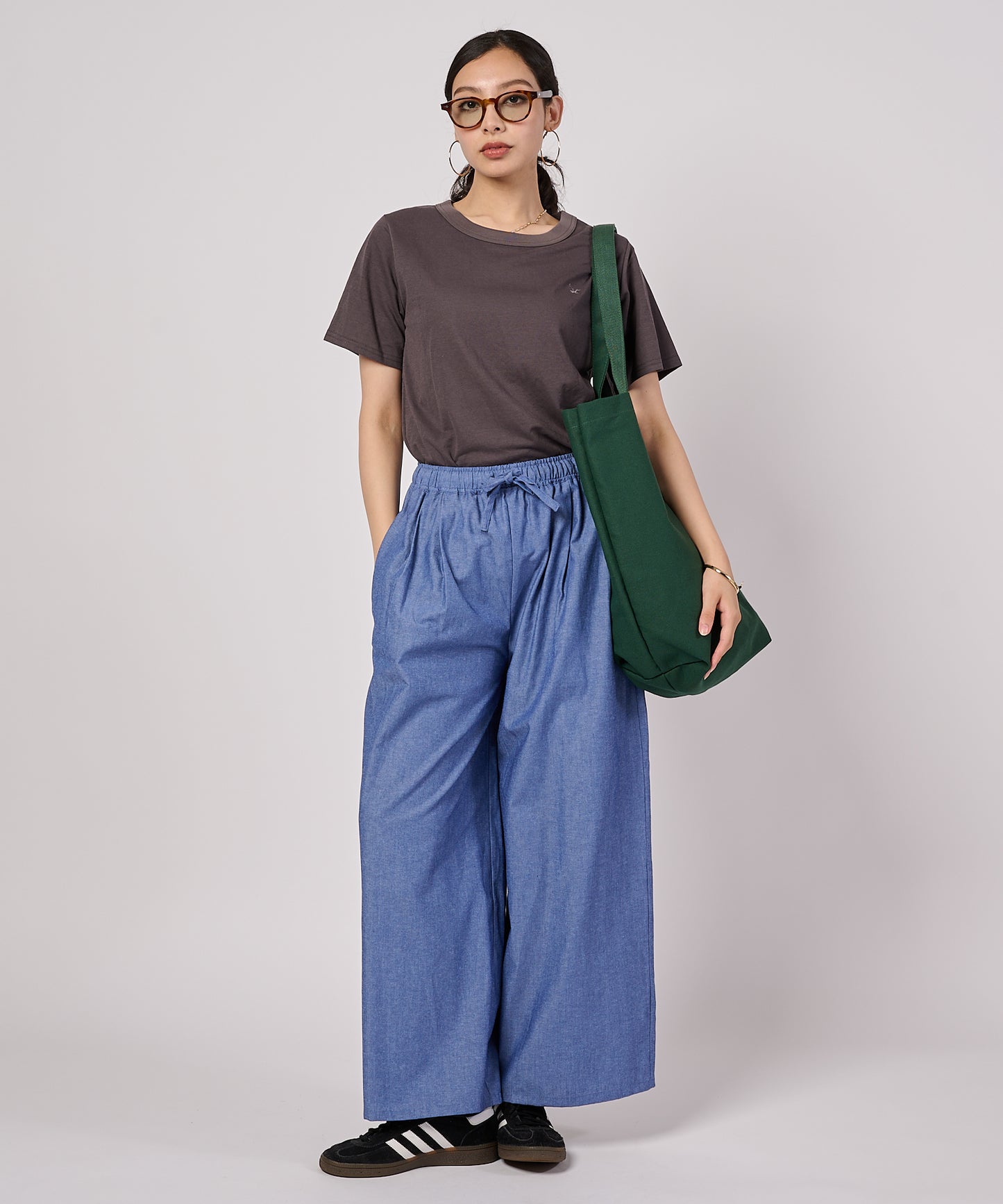 イージークリーンワイドパンツ/EASY CLEAN WIDE PANTS