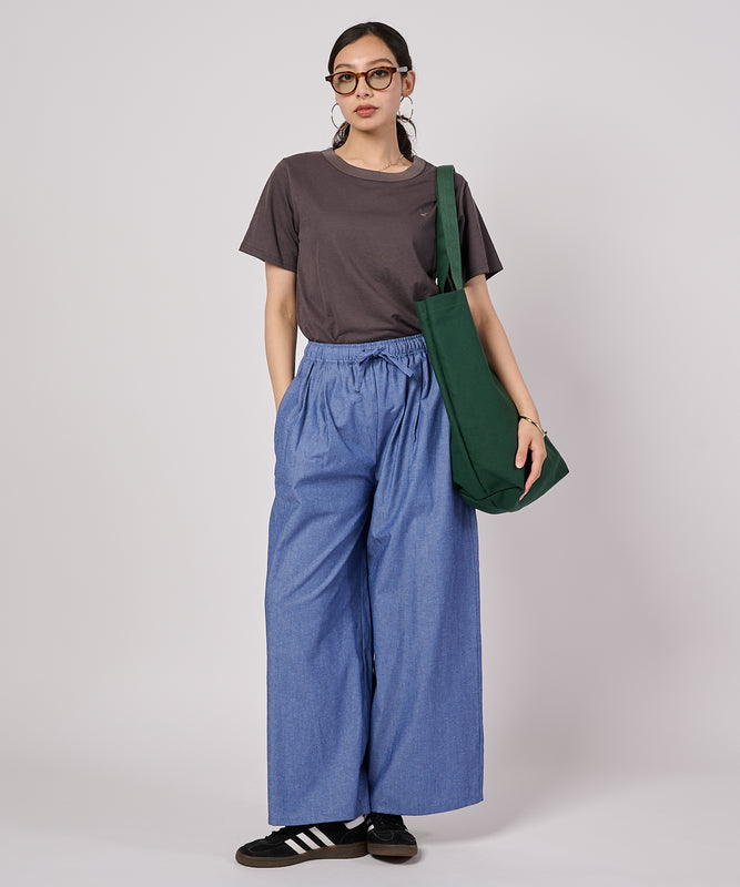 イージークリーンワイドパンツ/EASY CLEAN WIDE PANTS