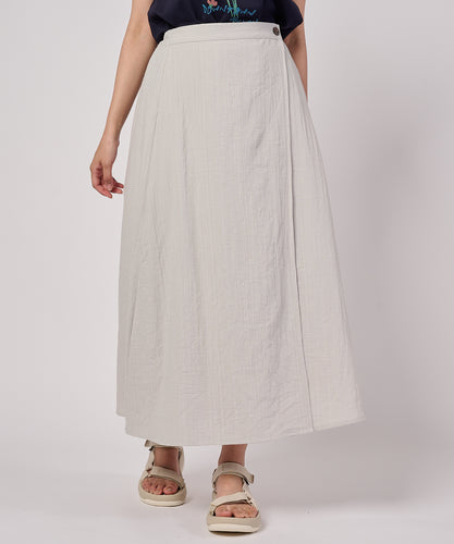 クレープラップスカート/CREPE WRAP SKIRT