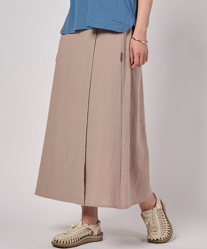 【予約】クレープラップスカート/CREPE WRAP SKIRT