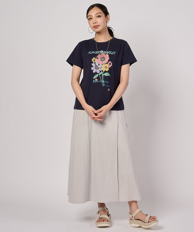 【予約】クレープラップスカート/CREPE WRAP SKIRT