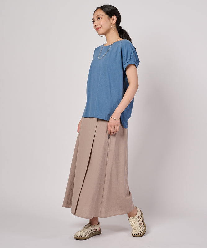 【予約】クレープラップスカート/CREPE WRAP SKIRT