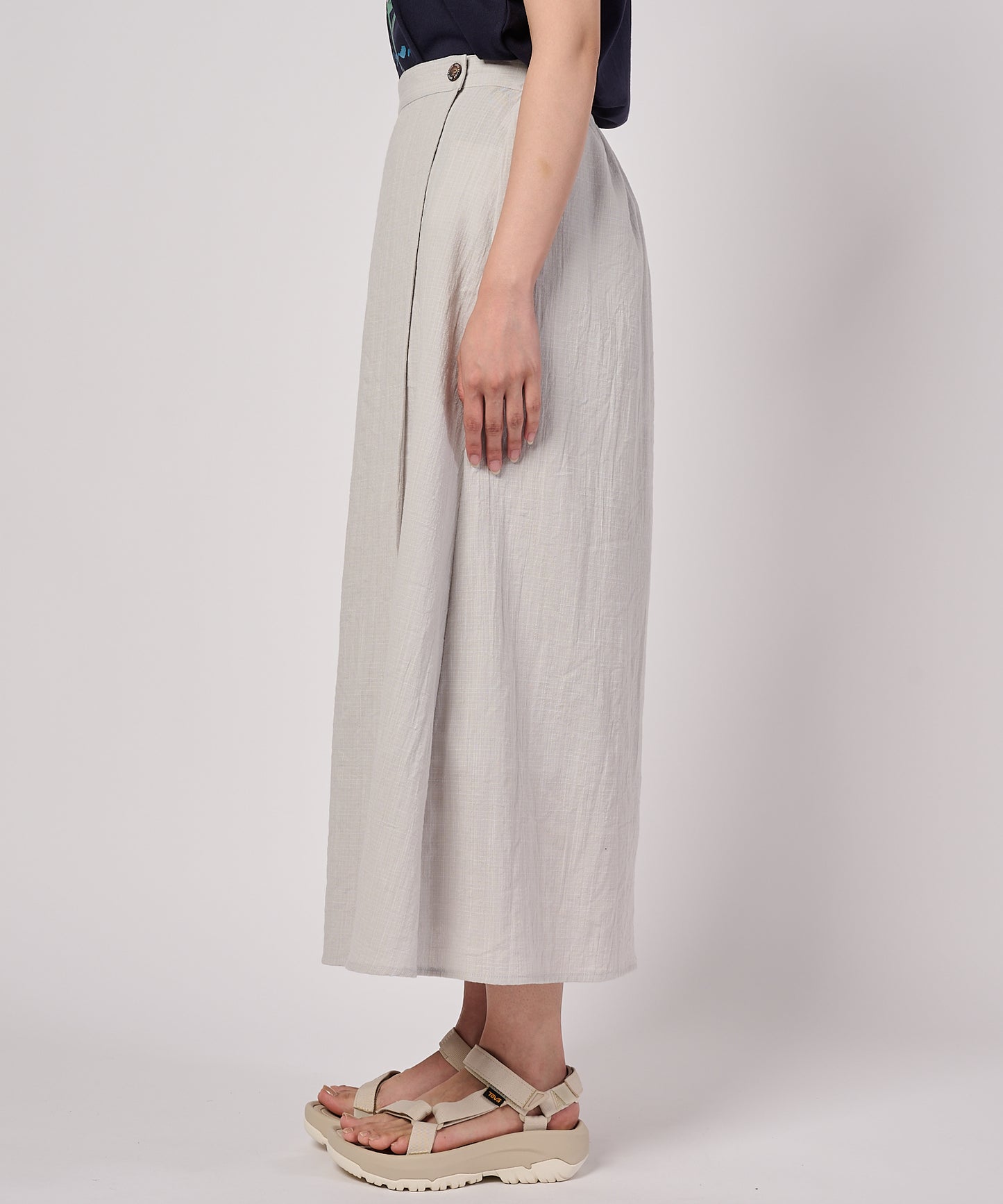 【予約】クレープラップスカート/CREPE WRAP SKIRT