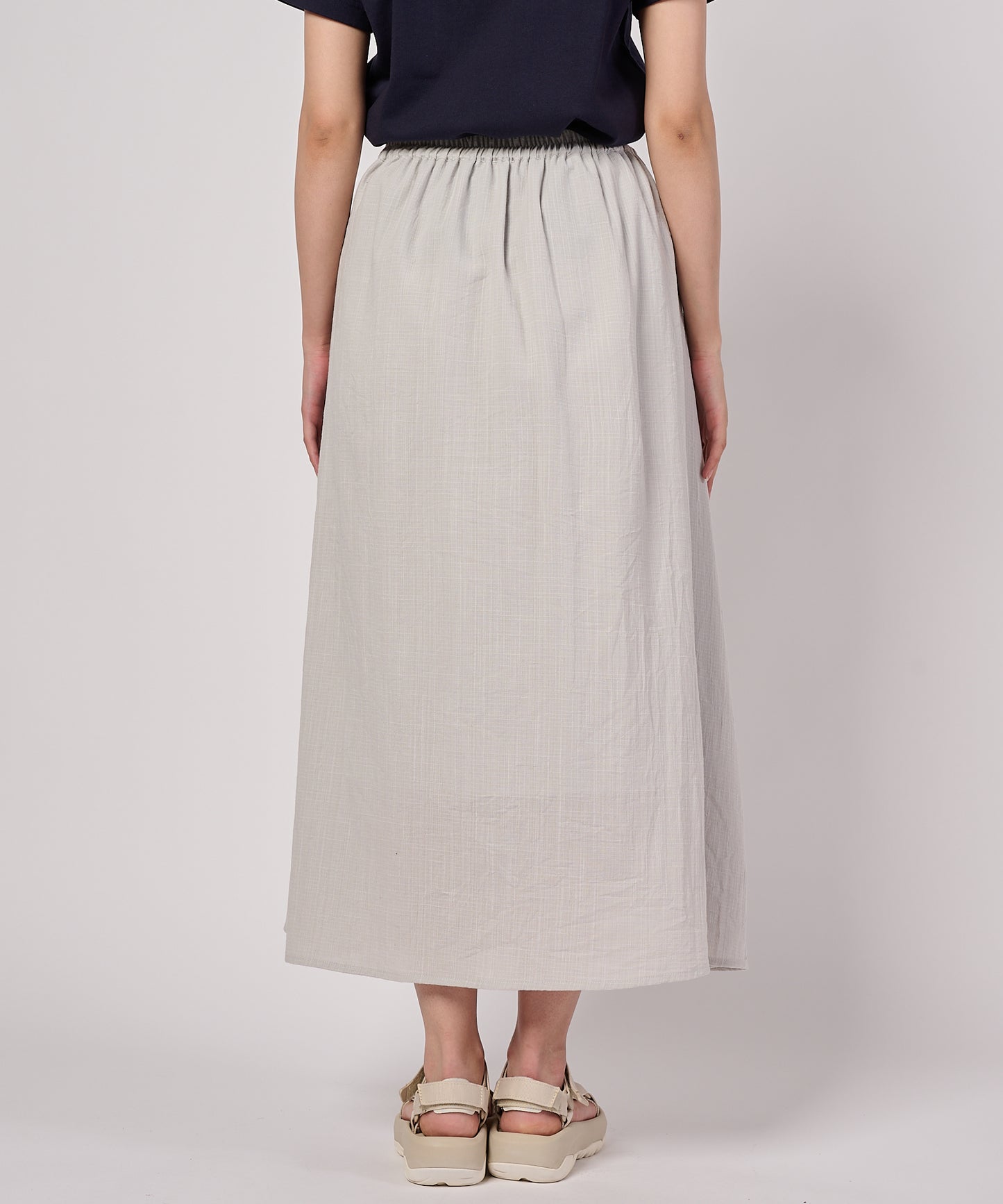 【予約】クレープラップスカート/CREPE WRAP SKIRT