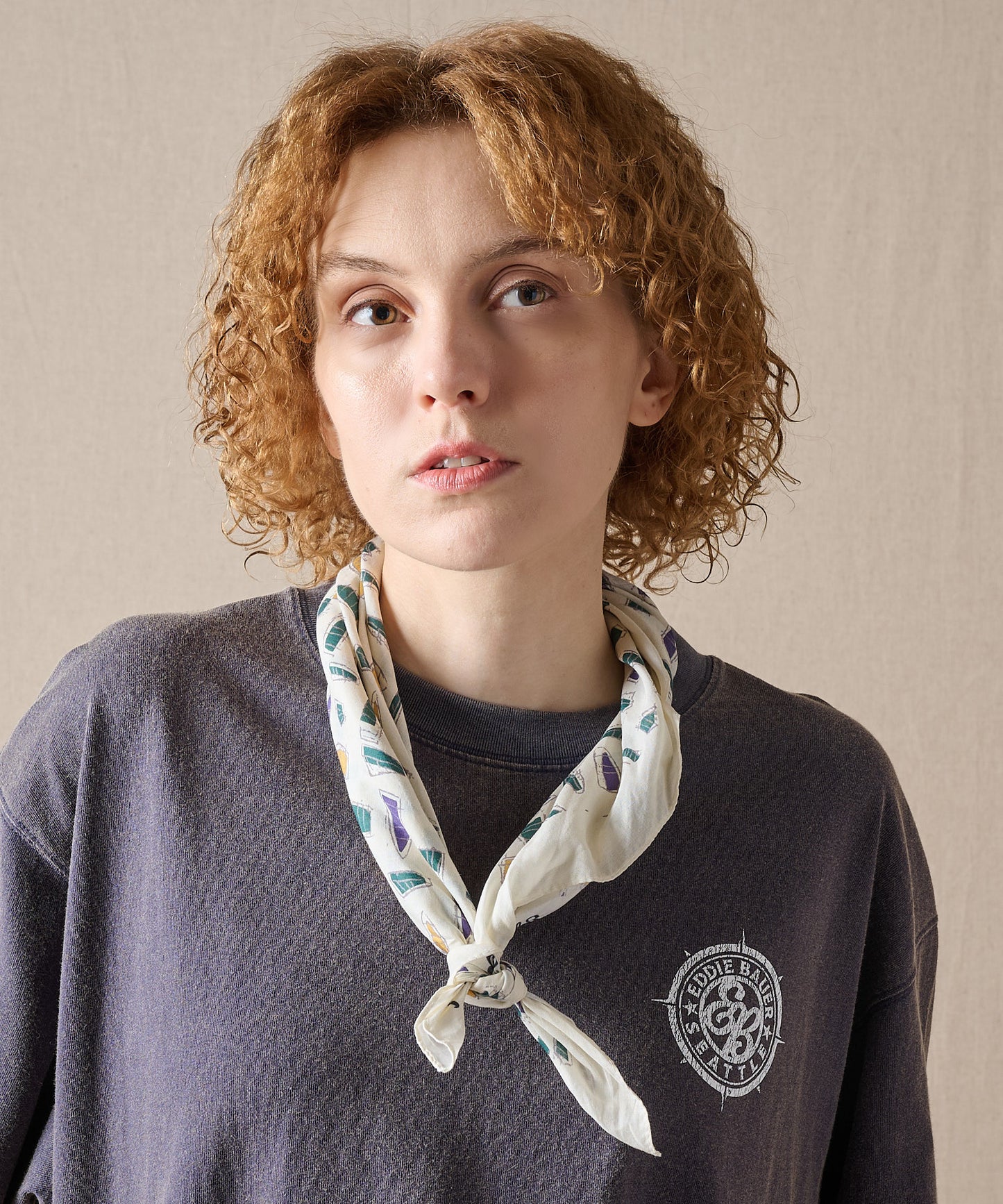 【予約】men's FUDGE×Eddie Bauer ヨットモチーフバンダナ/YACHT MOTIF BANDANA