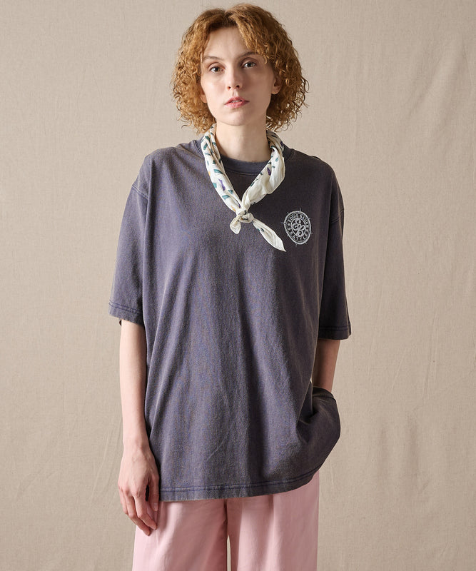 【予約】men's FUDGE×Eddie Bauer ヨットモチーフバンダナ/YACHT MOTIF BANDANA