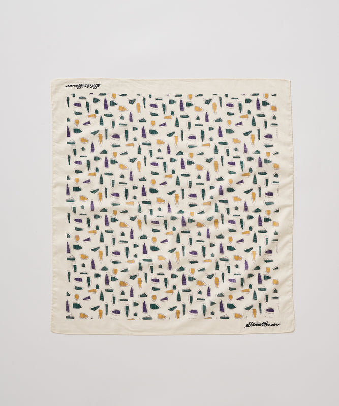 【予約】men's FUDGE×Eddie Bauer ヨットモチーフバンダナ/YACHT MOTIF BANDANA