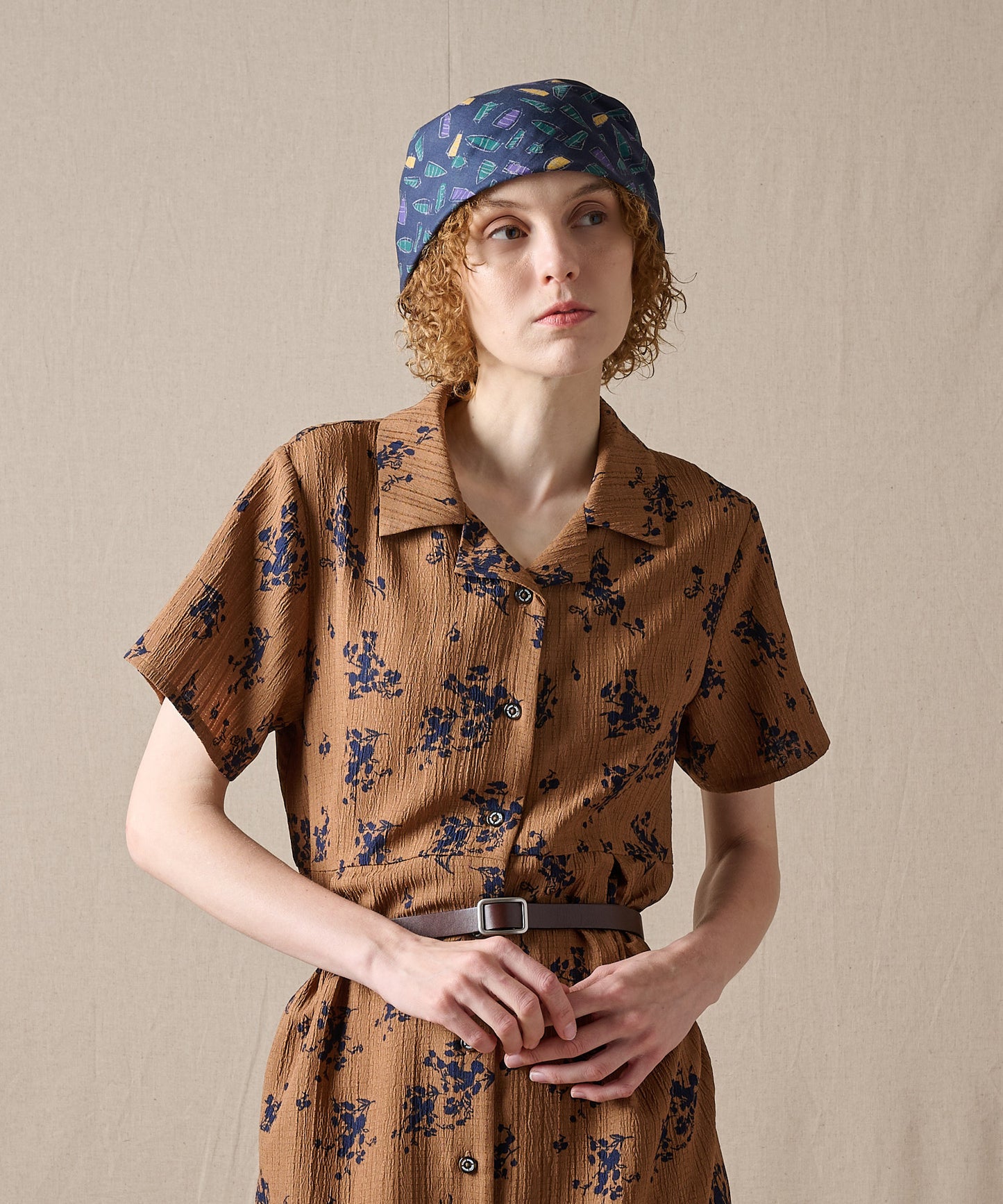 【予約】men's FUDGE×Eddie Bauer ヨットモチーフバンダナ/YACHT MOTIF BANDANA