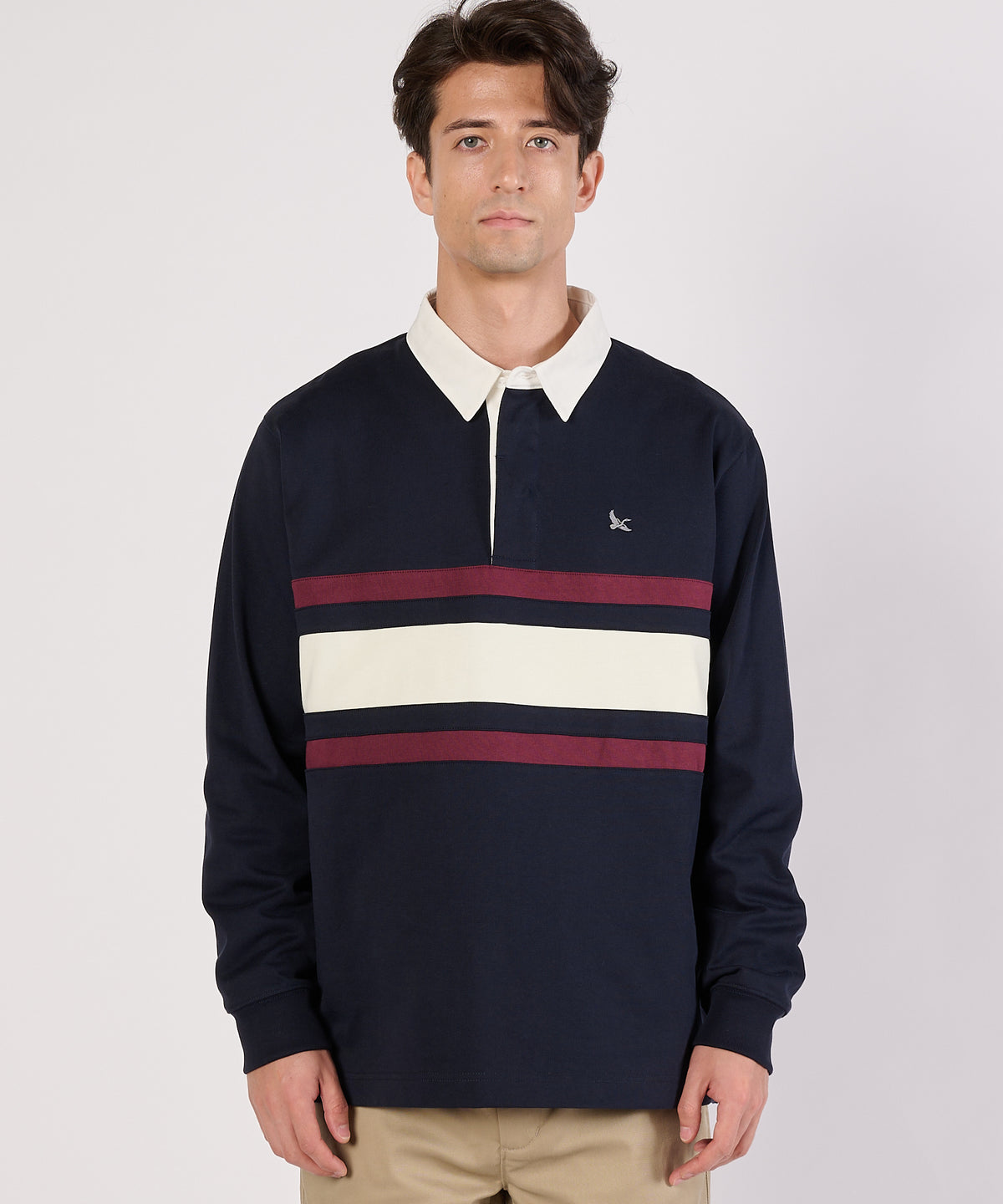 【期間限定】パネル ラグビーシャツ/PANEL RUGBY SHIRTS