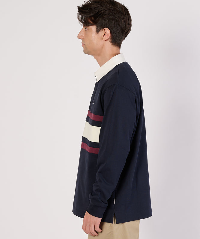 【期間限定】パネル ラグビーシャツ/PANEL RUGBY SHIRTS