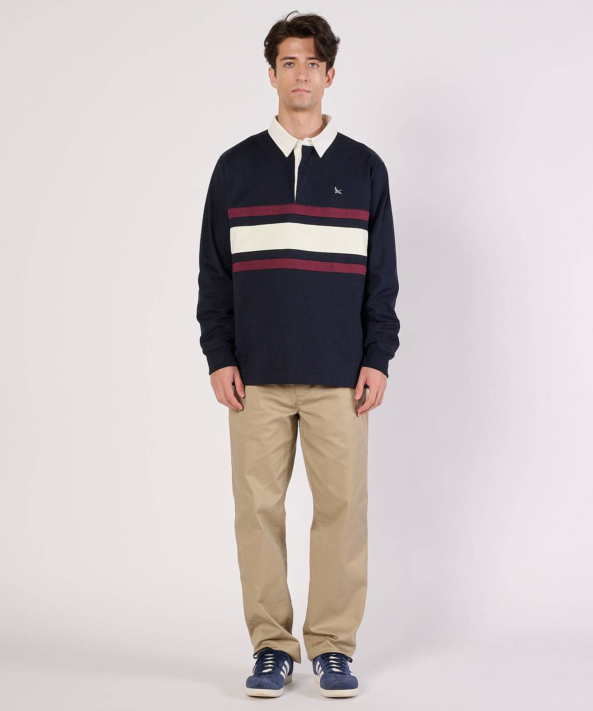 【期間限定】パネル ラグビーシャツ/PANEL RUGBY SHIRTS