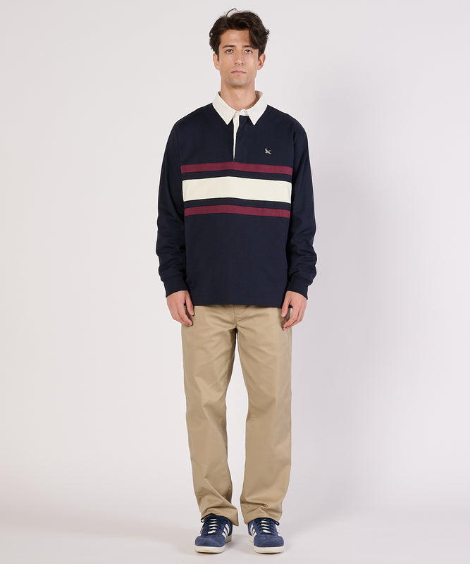 【期間限定】パネル ラグビーシャツ/PANEL RUGBY SHIRTS
