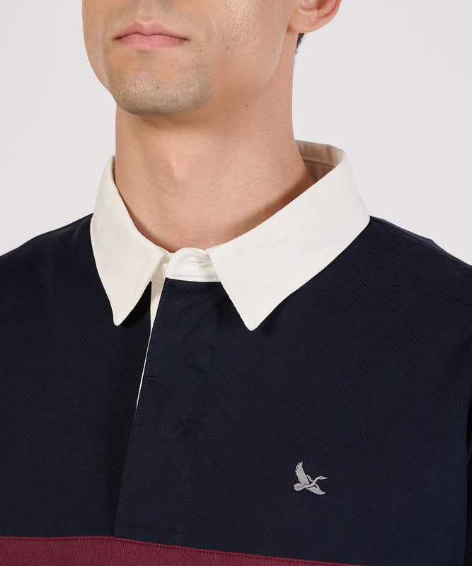 【期間限定】パネル ラグビーシャツ/PANEL RUGBY SHIRTS