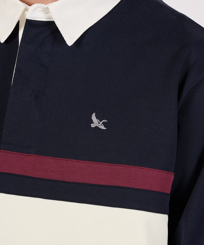 【期間限定】パネル ラグビーシャツ/PANEL RUGBY SHIRTS