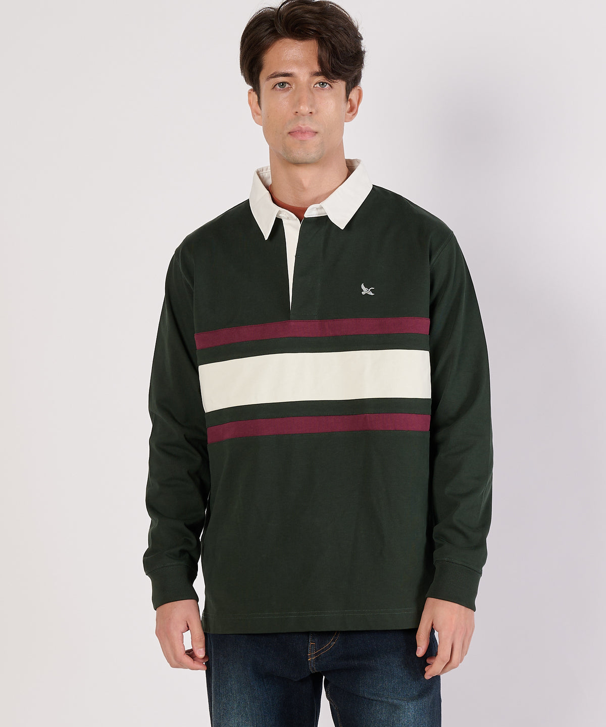 【期間限定】パネル ラグビーシャツ/PANEL RUGBY SHIRTS