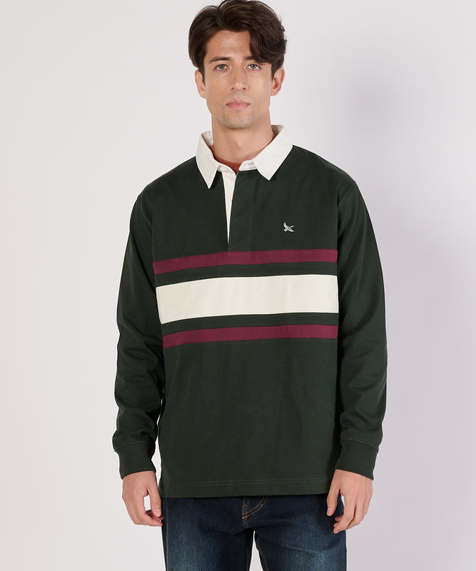【期間限定】パネル ラグビーシャツ/PANEL RUGBY SHIRTS