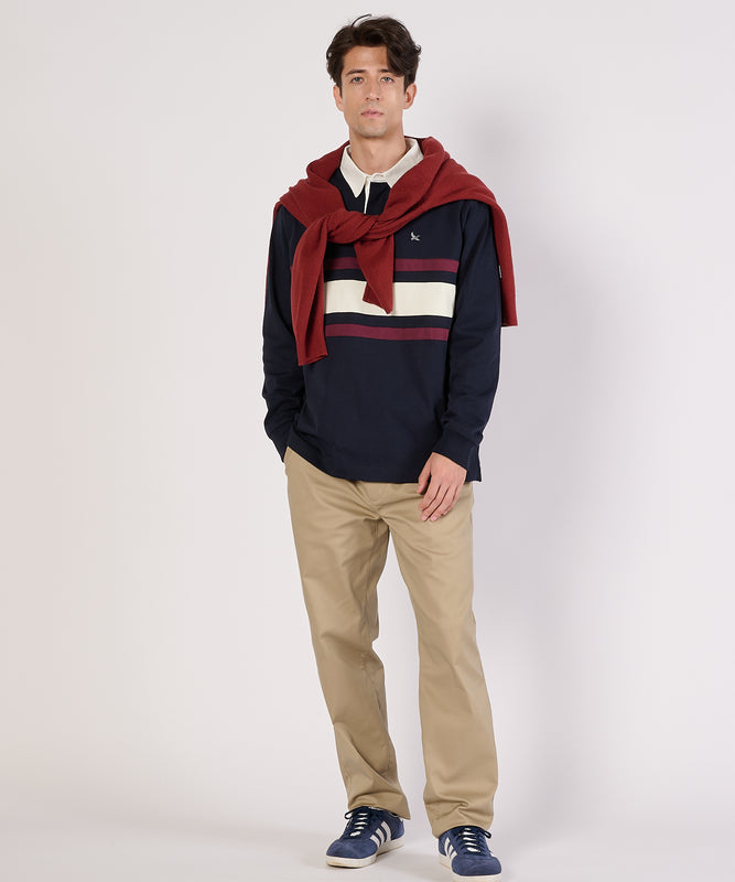 【期間限定】パネル ラグビーシャツ/PANEL RUGBY SHIRTS