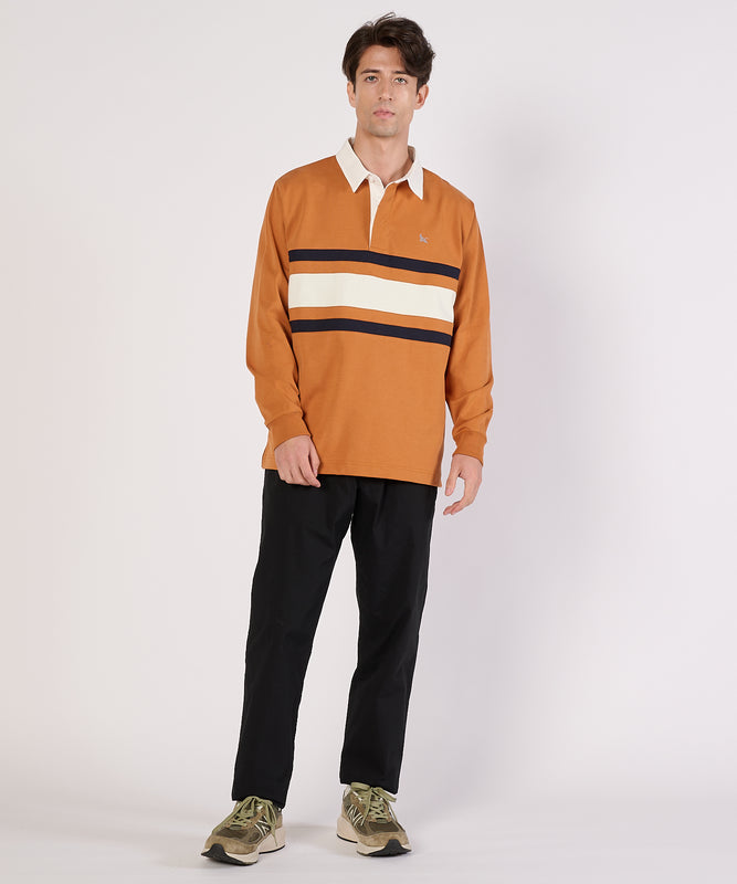【期間限定】パネル ラグビーシャツ/PANEL RUGBY SHIRTS