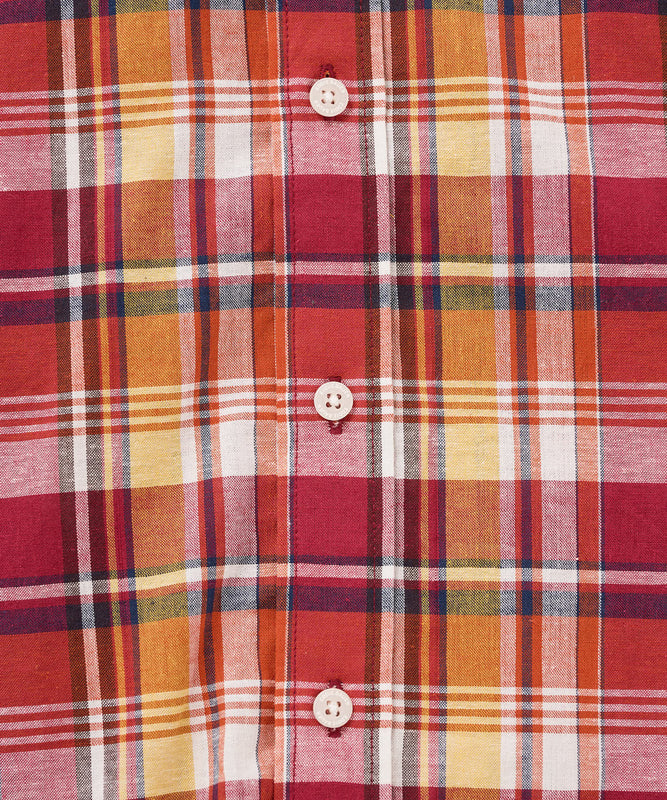 マドラス プレイド 半袖シャツ/SS MADRAS PLAID  SHIRT