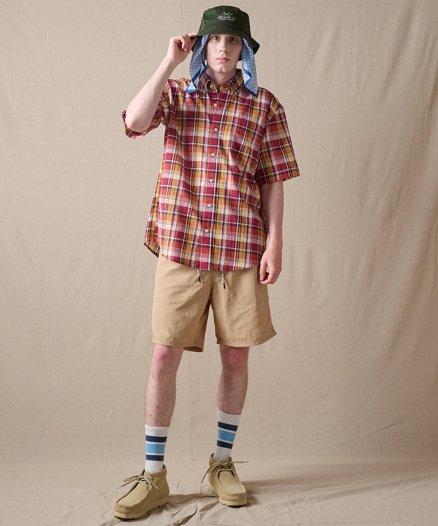 マドラス プレイド 半袖シャツ/SS MADRAS PLAID  SHIRT