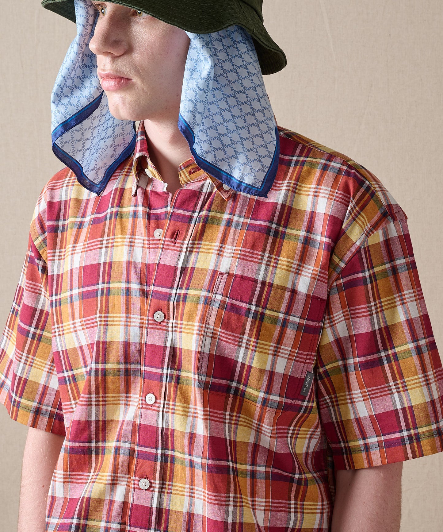 マドラス プレイド 半袖シャツ/SS MADRAS PLAID  SHIRT