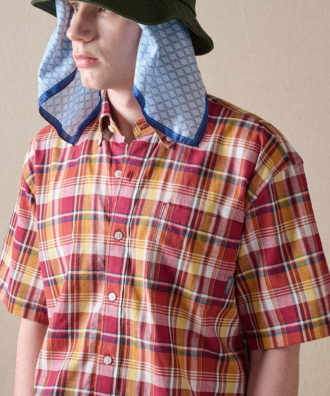 マドラス プレイド 半袖シャツ/SS MADRAS PLAID  SHIRT