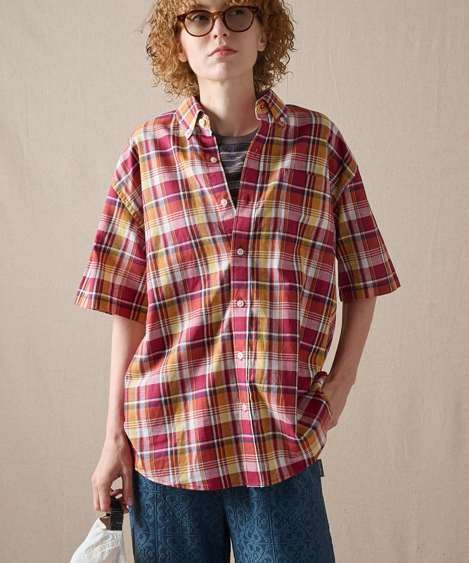 マドラス プレイド 半袖シャツ/SS MADRAS PLAID  SHIRT