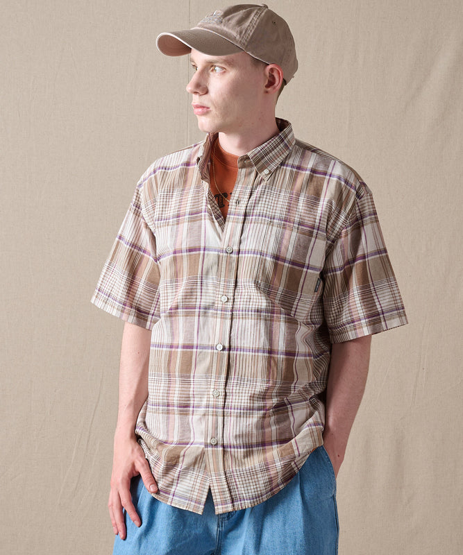 マドラス プレイド 半袖シャツ/SS MADRAS PLAID  SHIRT