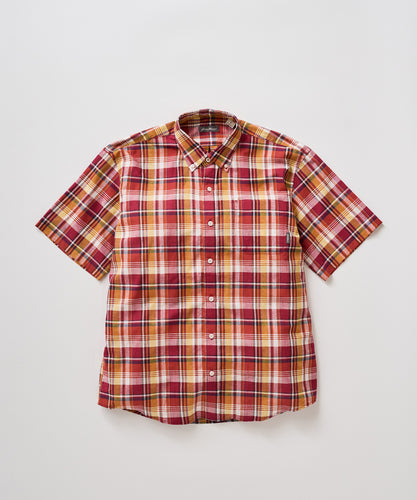 マドラス プレイド 半袖シャツ/SS MADRAS PLAID  SHIRT