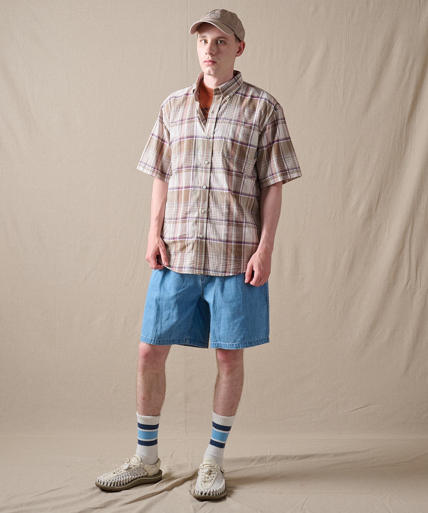 マドラス プレイド 半袖シャツ/SS MADRAS PLAID  SHIRT