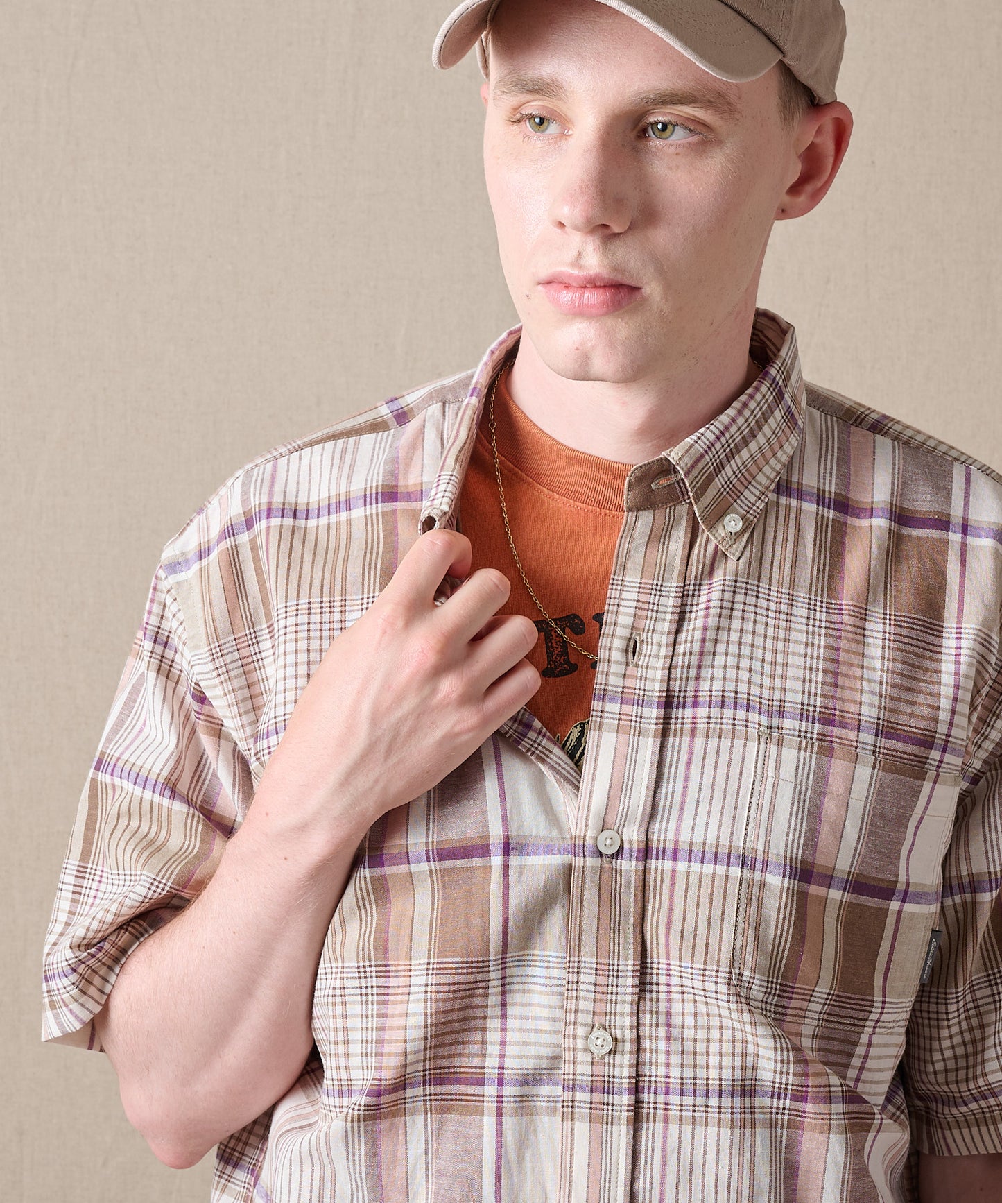 マドラス プレイド 半袖シャツ/SS MADRAS PLAID  SHIRT