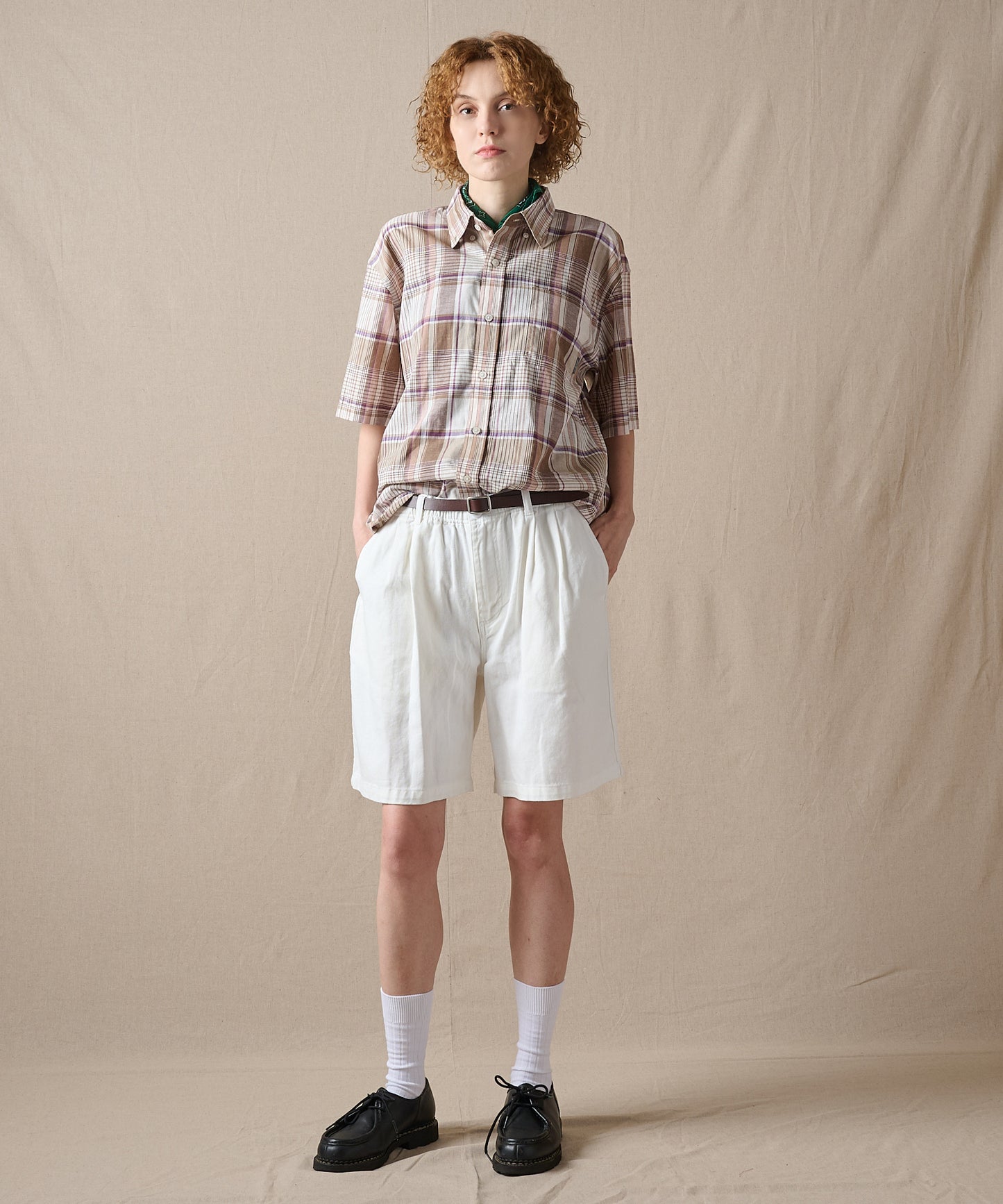 マドラス プレイド 半袖シャツ/SS MADRAS PLAID  SHIRT