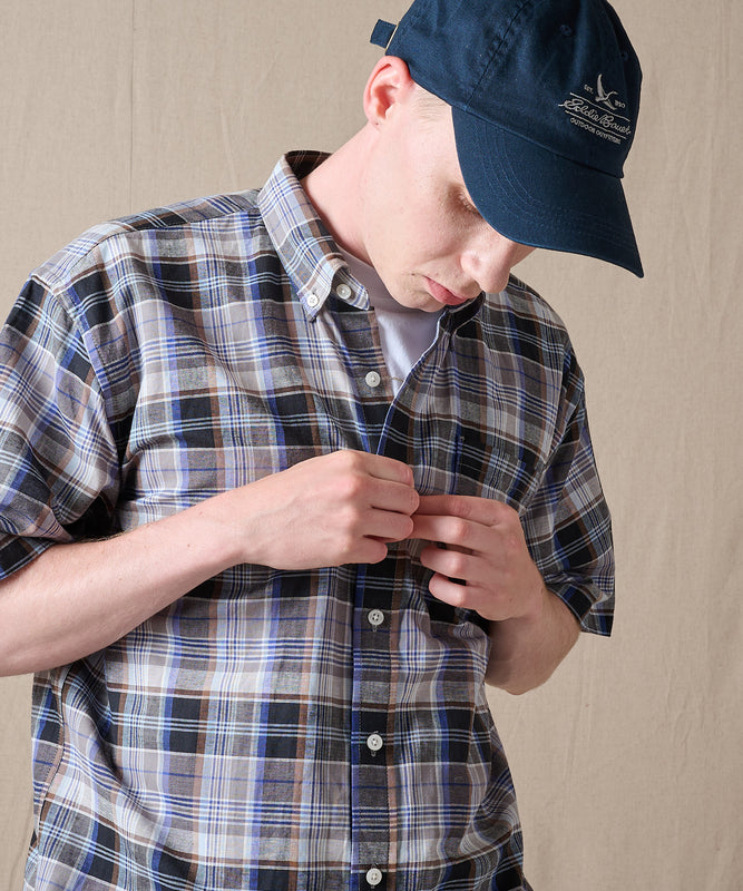マドラス プレイド 半袖シャツ/SS MADRAS PLAID  SHIRT