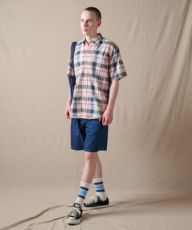 マドラス プレイド 半袖シャツ/SS MADRAS PLAID  SHIRT