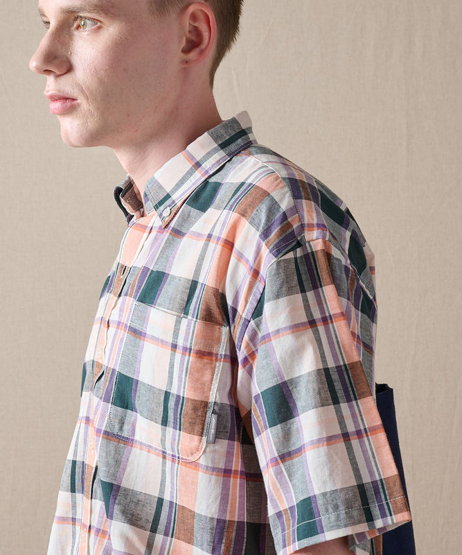 マドラス プレイド 半袖シャツ/SS MADRAS PLAID  SHIRT