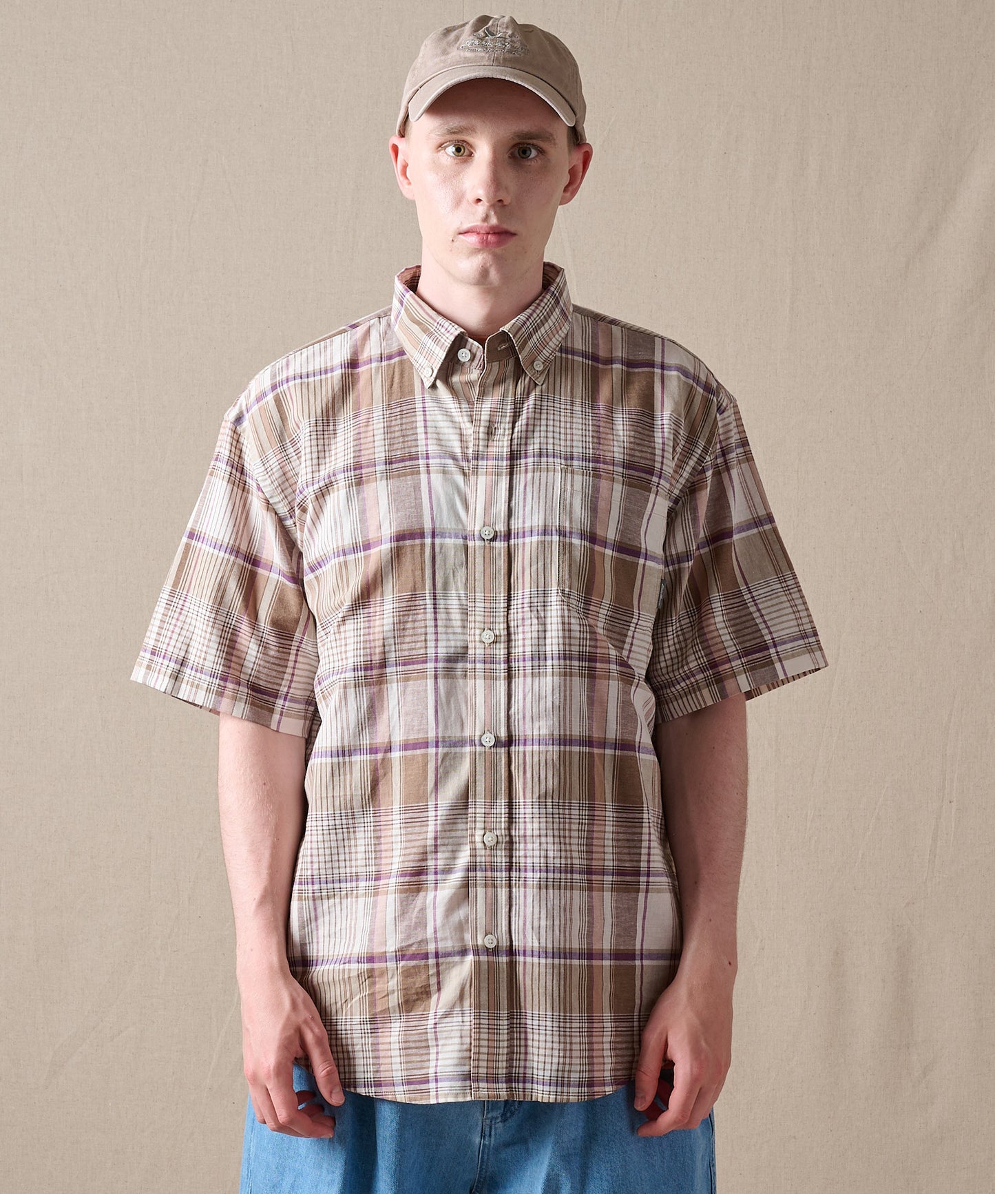 マドラス プレイド 半袖シャツ/SS MADRAS PLAID  SHIRT