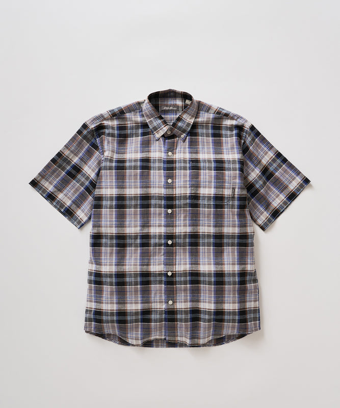 マドラス プレイド 半袖シャツ/SS MADRAS PLAID  SHIRT
