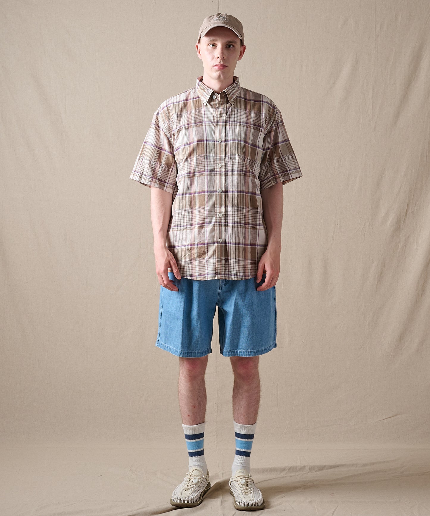 マドラス プレイド 半袖シャツ/SS MADRAS PLAID  SHIRT