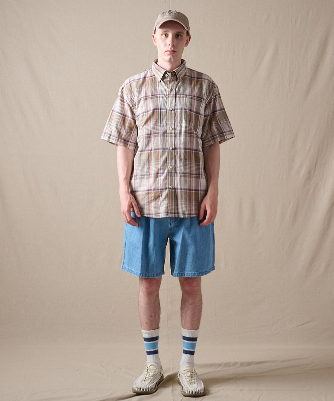 マドラス プレイド 半袖シャツ/SS MADRAS PLAID  SHIRT