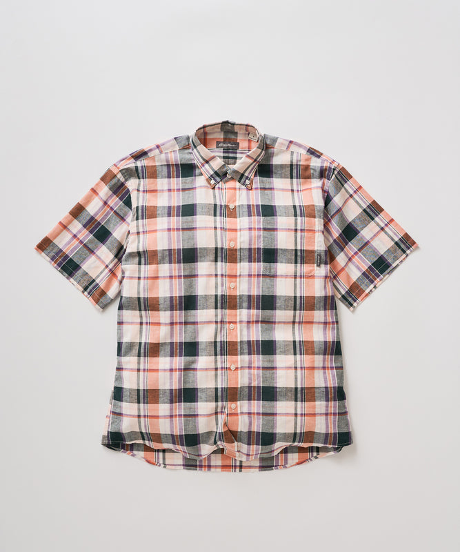 マドラス プレイド 半袖シャツ/SS MADRAS PLAID  SHIRT